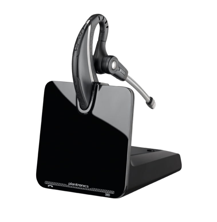 plantronics wireless headset mute button